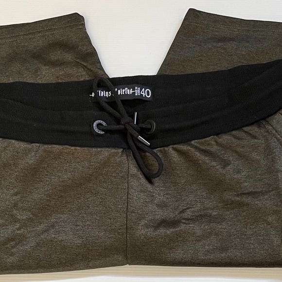 Villians Of Virtue Sz 40 Khaki Sweat Pant Shorts - Picture 4 of 11